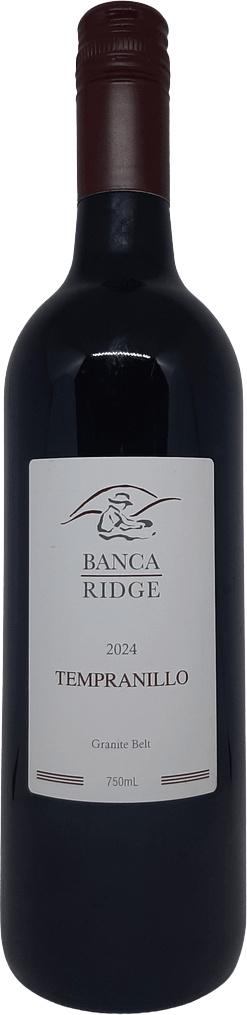 Banca Ridge Tempranillo 2024 bottle — Granite Belt